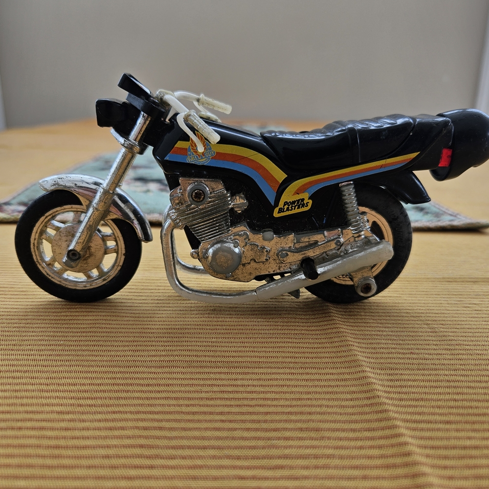 Vintage Power Blasters Stunt Pull String Motorcycle